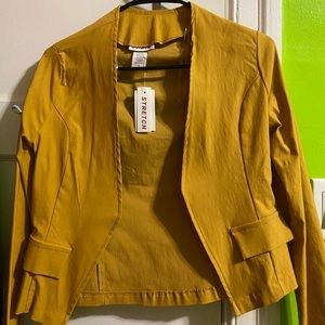 Mustard blazer